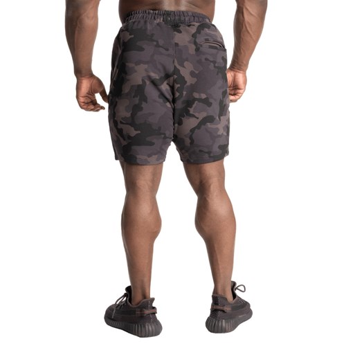 Gasp GASP Tapered Sweatshorts Ciemny Camo | YGHJ57906