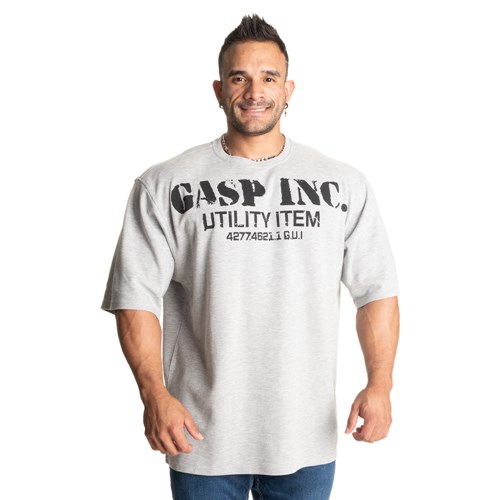 Gasp Iron Thermal Tee Szare | ZFKI92163