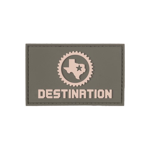 Gasp Rubber Patch 8x5 Destination | PAVZ37452