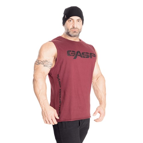 Gasp Vintage Tank Bordowe | FXOC73180