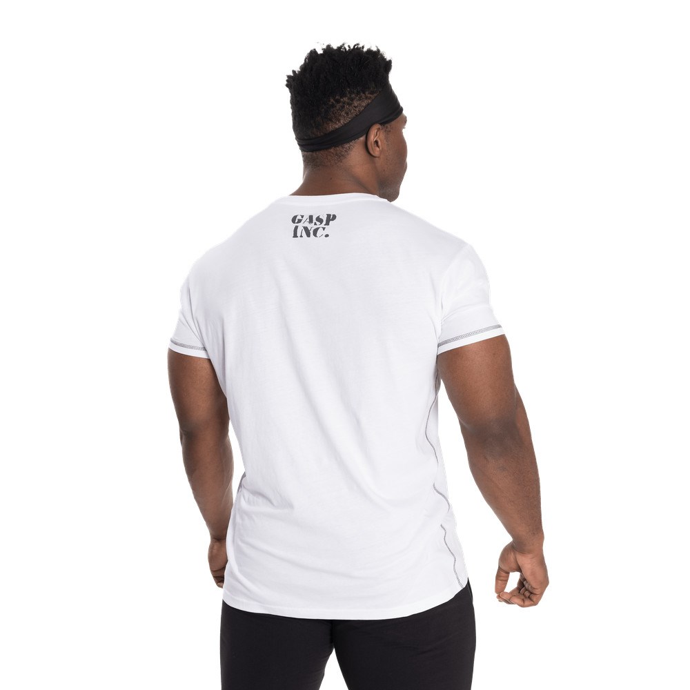 Gasp Basic utility tee Białe | LBTV90123