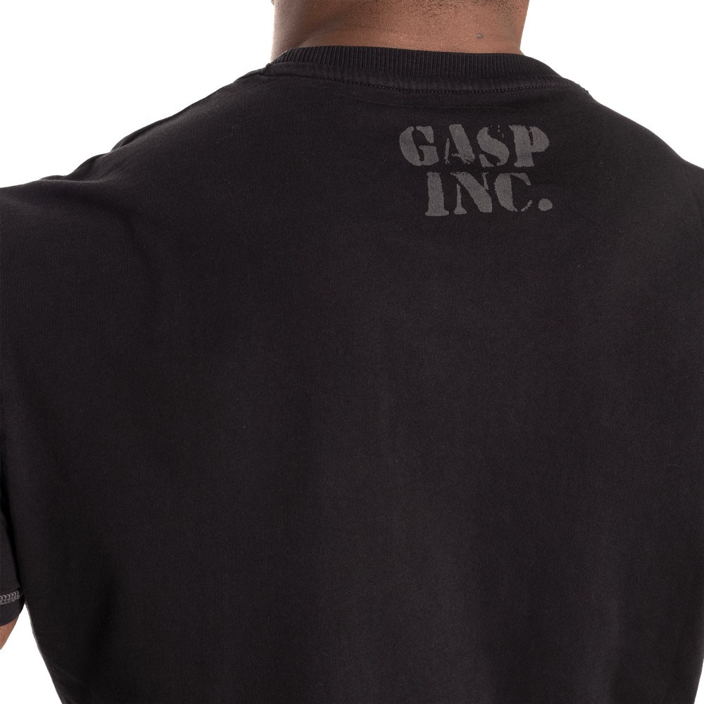 Gasp Basic utility tee Czarne | GNWT57694