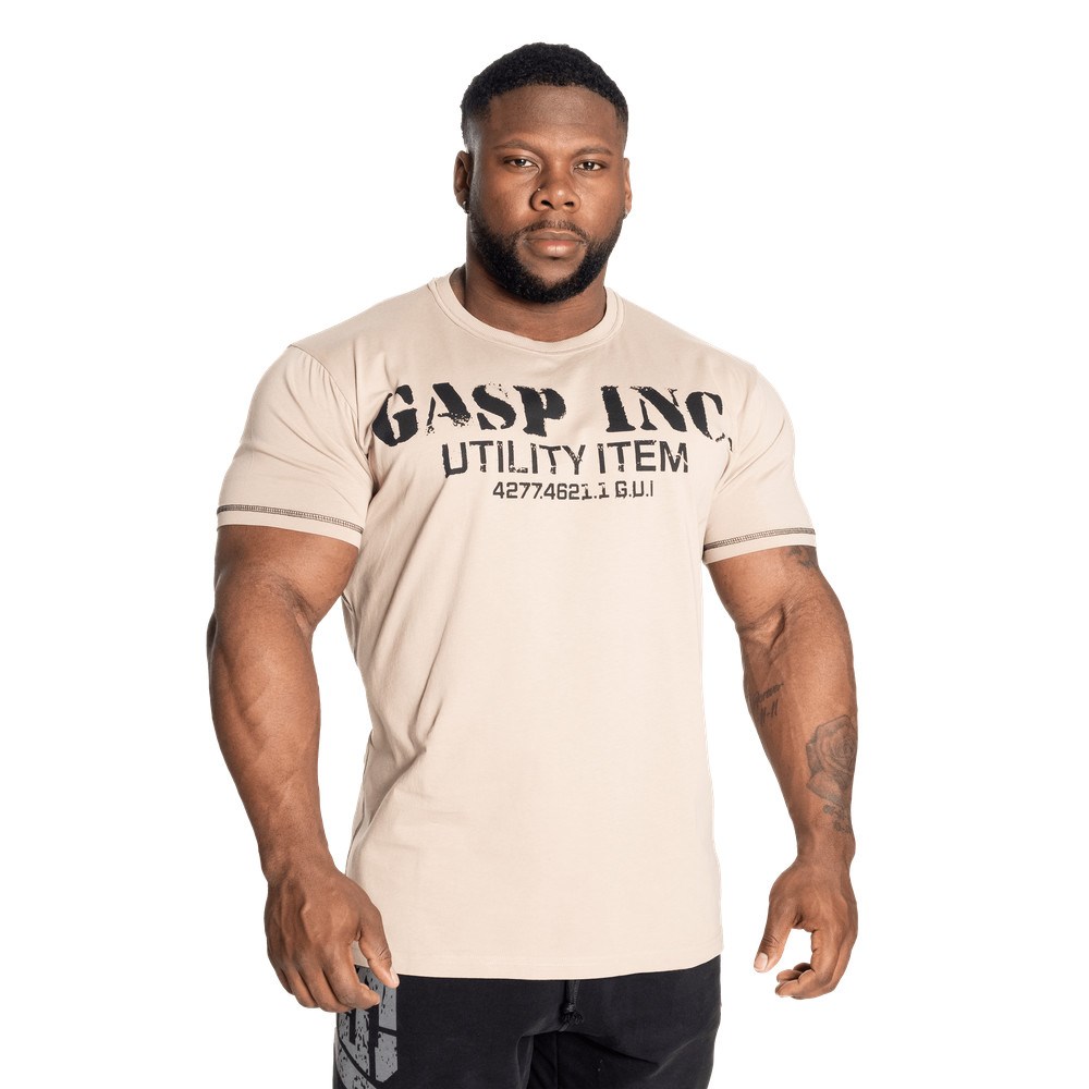 Gasp Basic utility tee Desert | GVOL64951