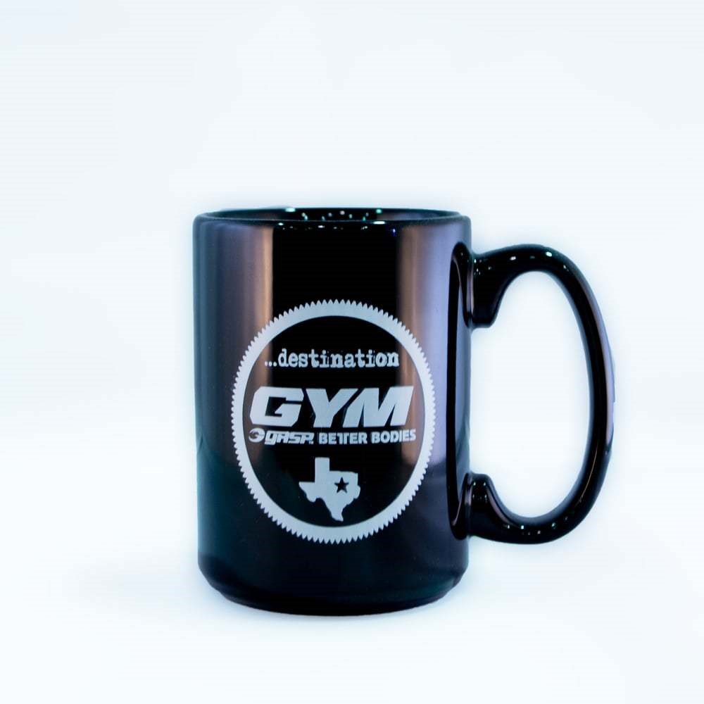 Gasp Breakfast & Barbells Coffee Mug Czarne Białe | HLIQ61723