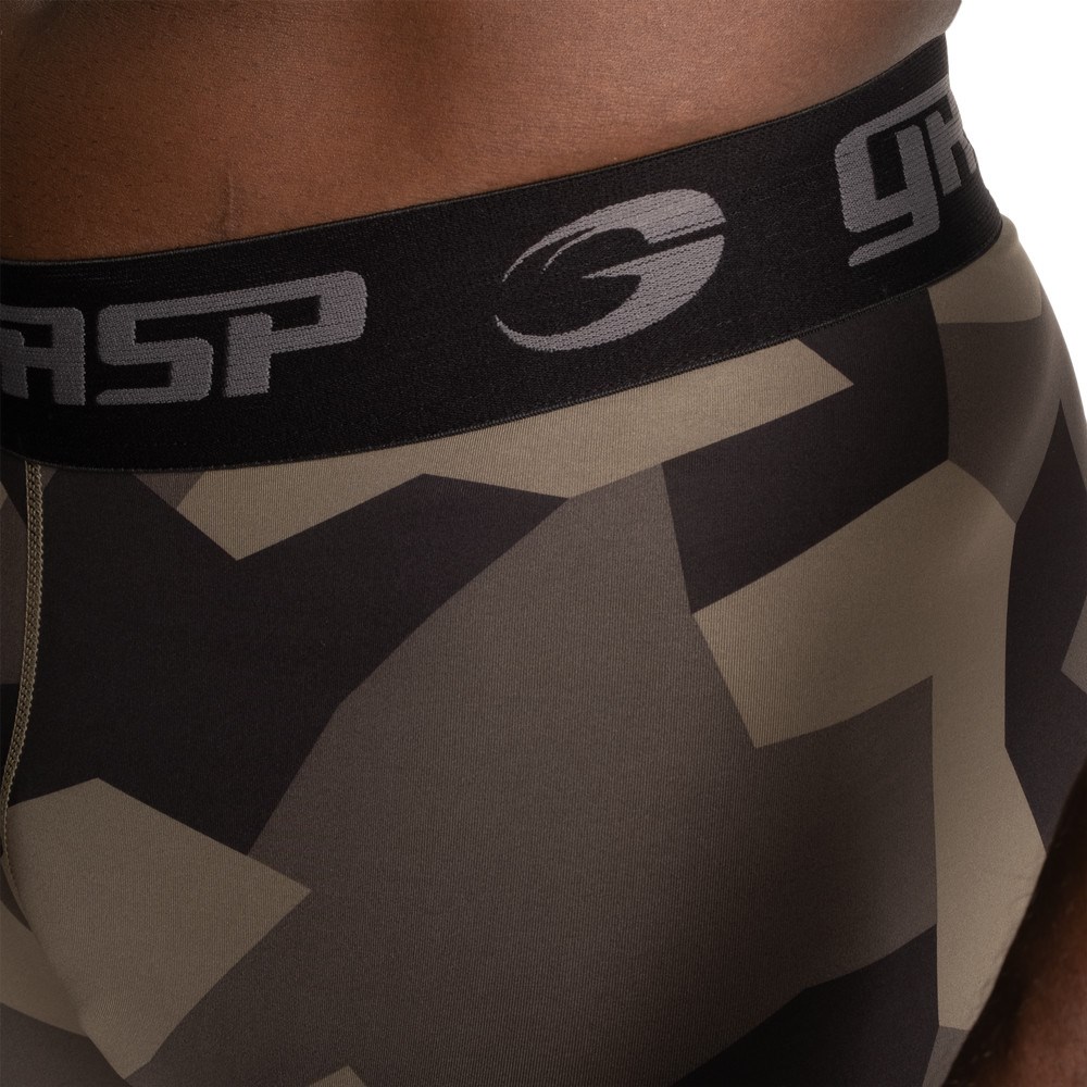 Gasp Core Tights Zielone Camo | VJZP25697