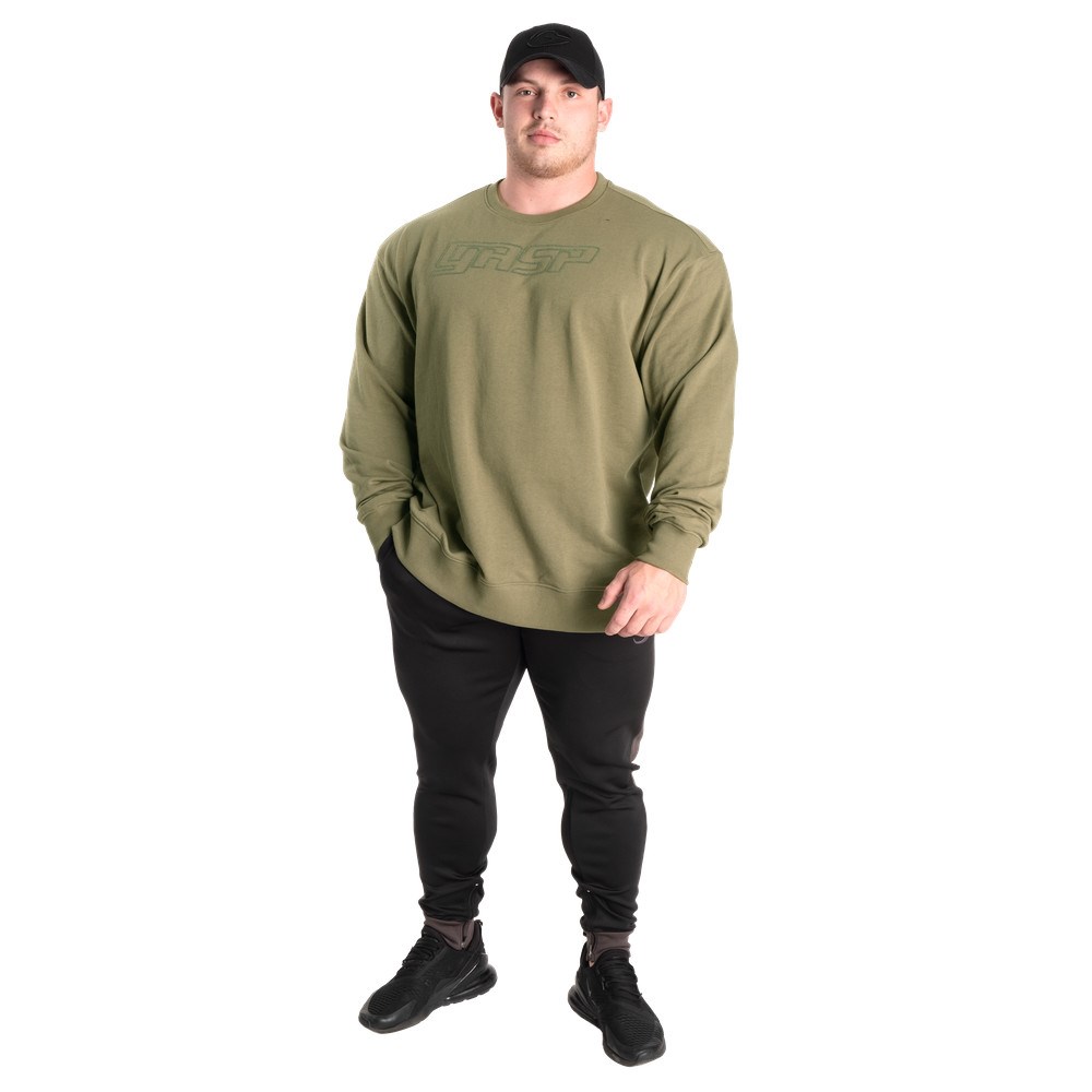 Gasp Division Crewneck Zielone | NMWB71836