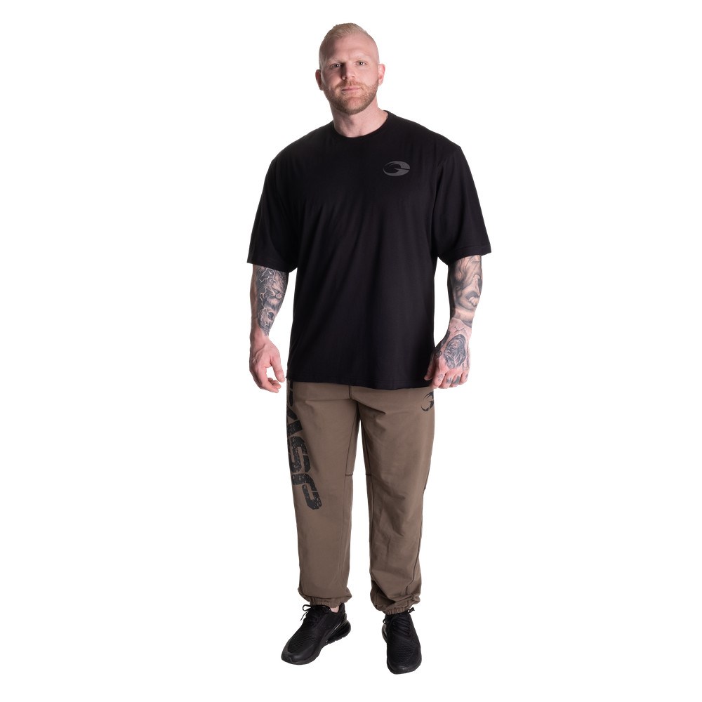 Gasp Division Iron Tee Czarne | OJDN24138