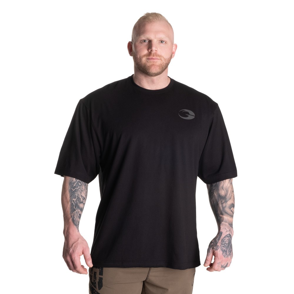 Gasp Division Iron Tee Czarne | OJDN24138