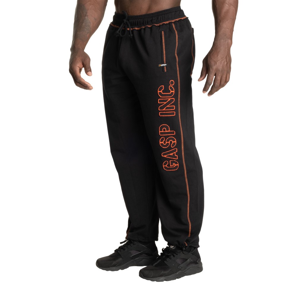 Gasp Division sweatpant Czarne | HDYP36149