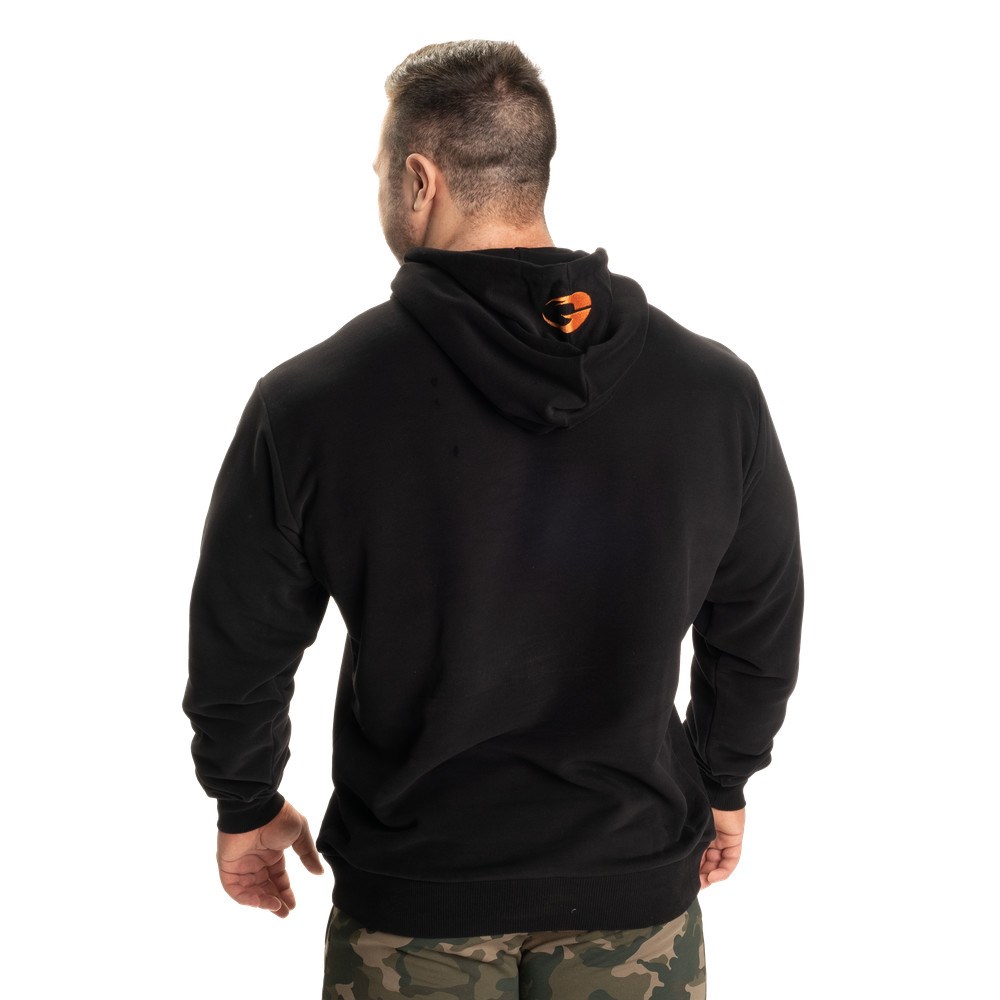 Gasp Gasp Logo hoodie V2 Czarne | ECPZ89453