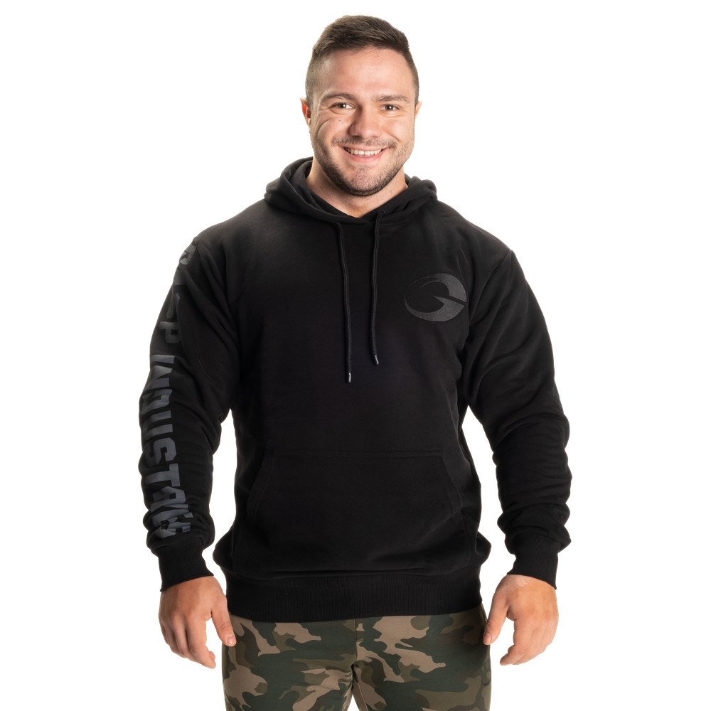 Gasp Gasp Logo hoodie V2 Czarne | ECPZ89453