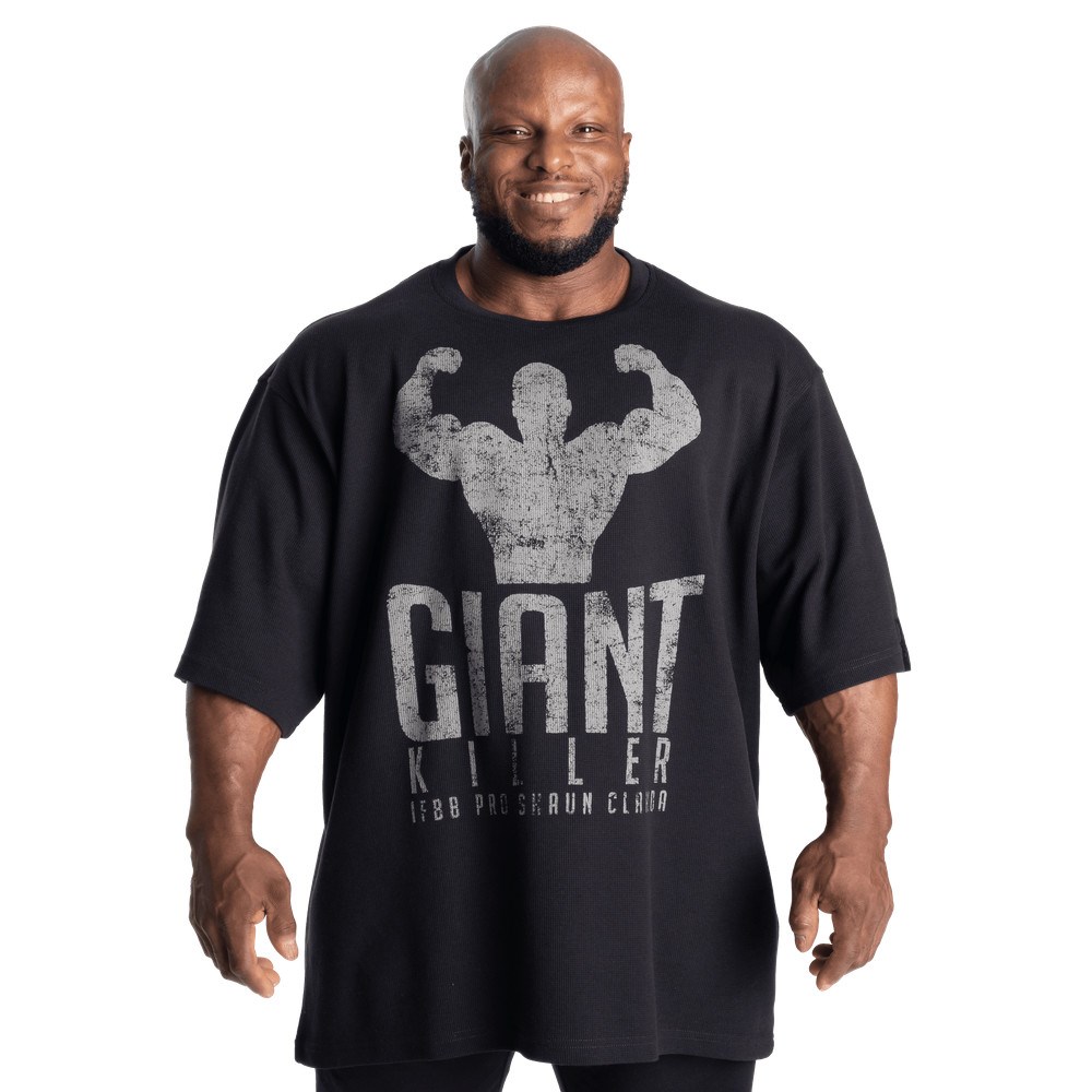 Gasp Giant Killer Iron Tee Asphalt | TBPK78136