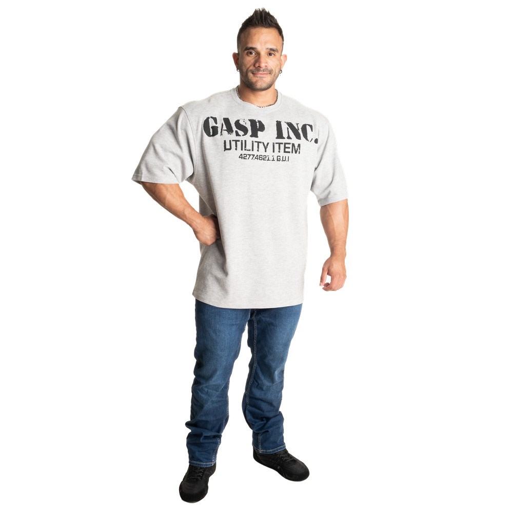 Gasp Iron Thermal Tee Szare | ZFKI92163