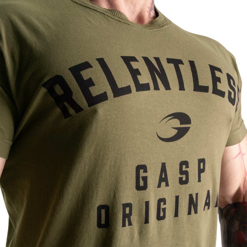 Gasp Relentless skull tee Zielone | EOYW02694