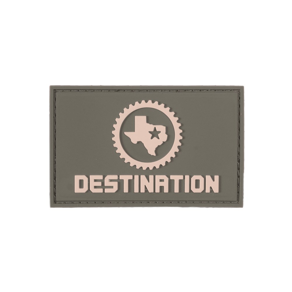 Gasp Rubber Patch 8x5 Destination | PAVZ37452