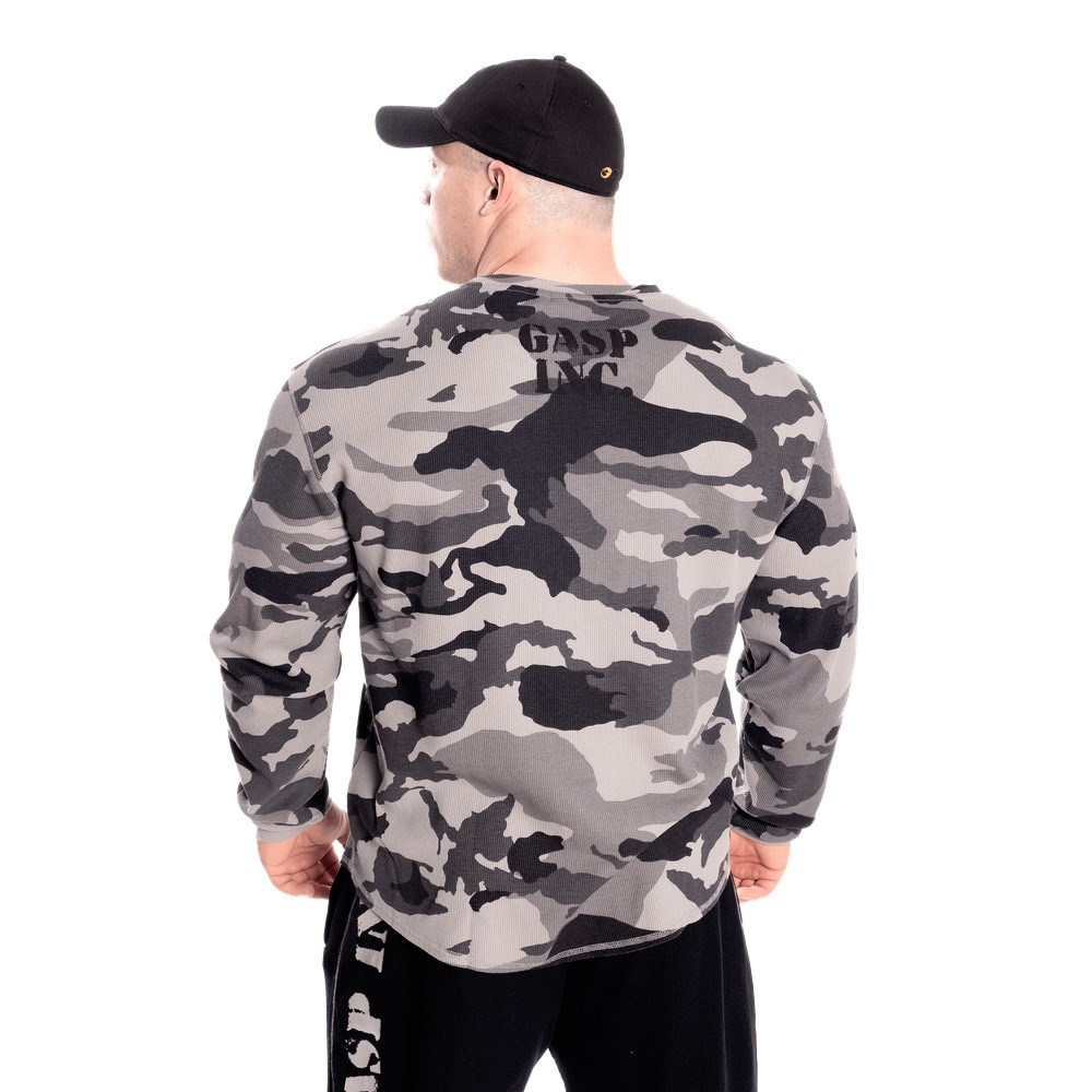 Gasp Thermal gym sweater Camo | BGYV47318