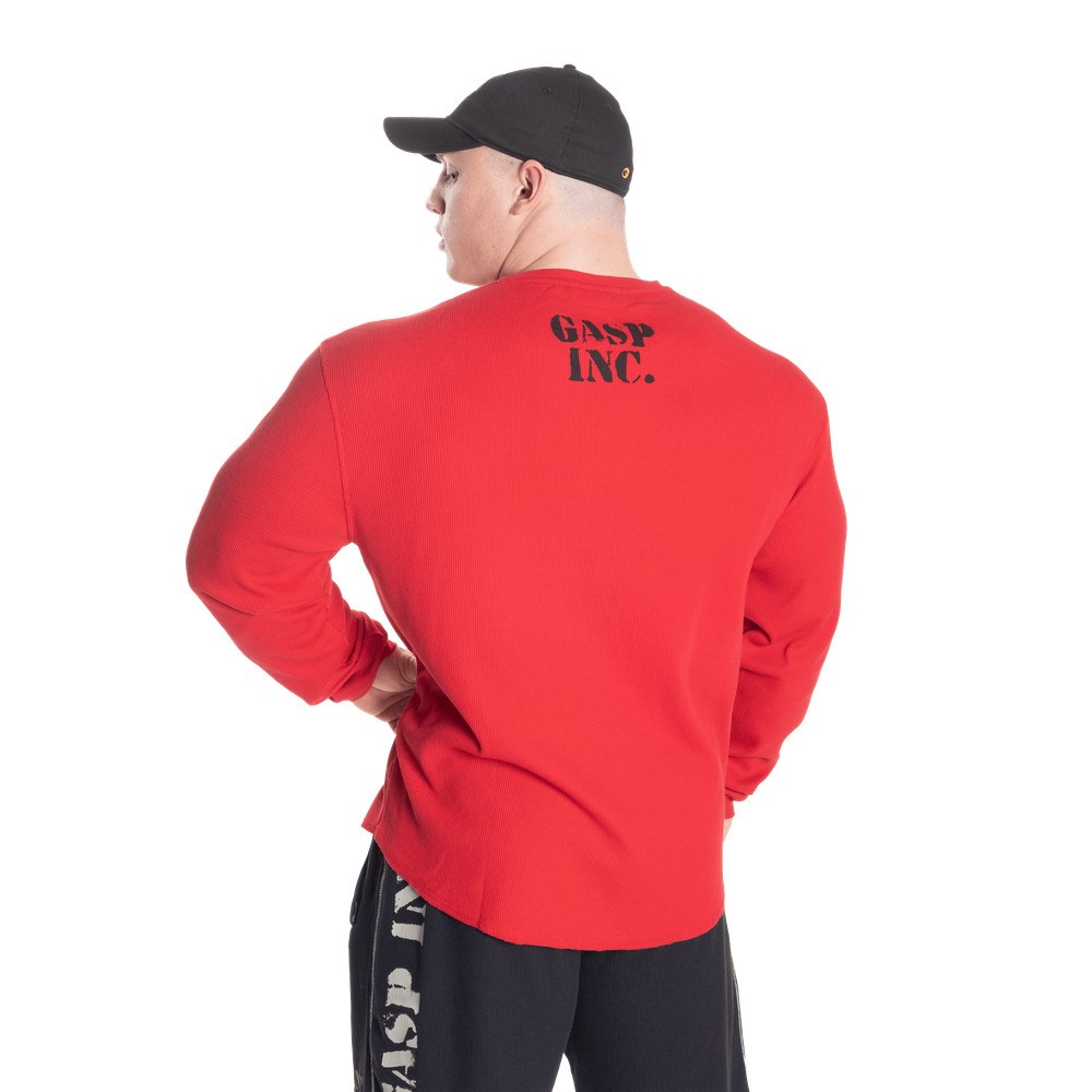 Gasp Thermal gym sweater Czerwone | BZGT45371