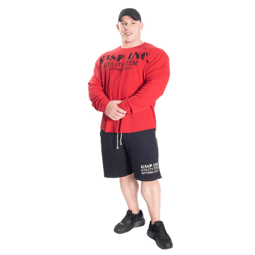 Gasp Thermal gym sweater Czerwone | BZGT45371