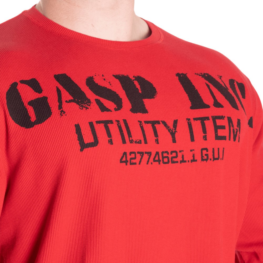 Gasp Thermal gym sweater Czerwone | BZGT45371