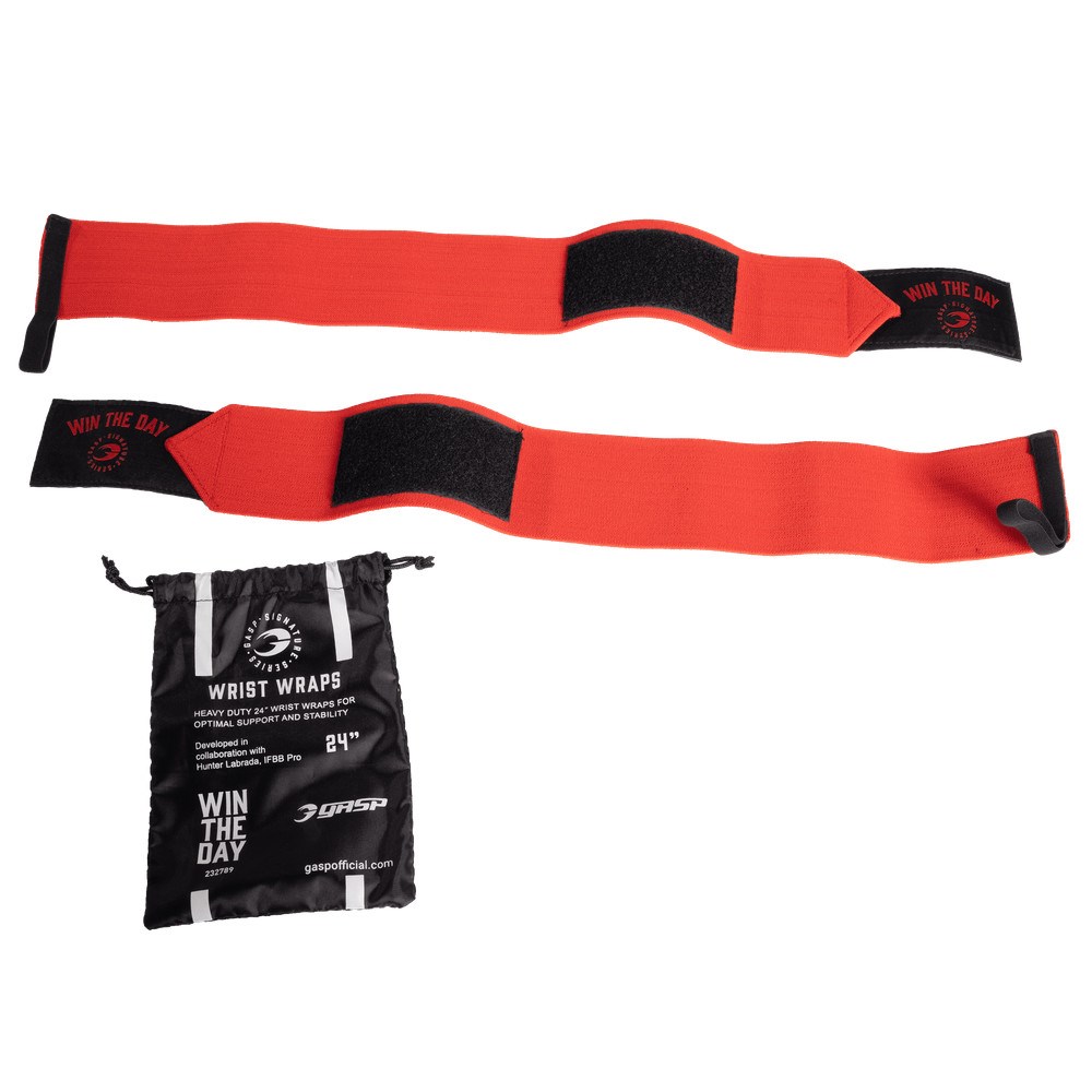 Gasp Win The Day Wrist Wraps 24" Czerwone | DJWM17348