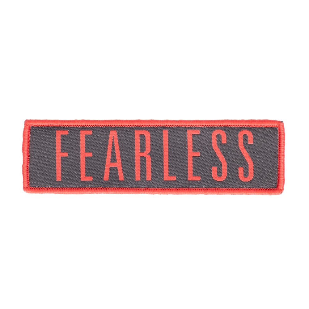 Gasp Woven Patch 11x3 Fearless | QTOU86073