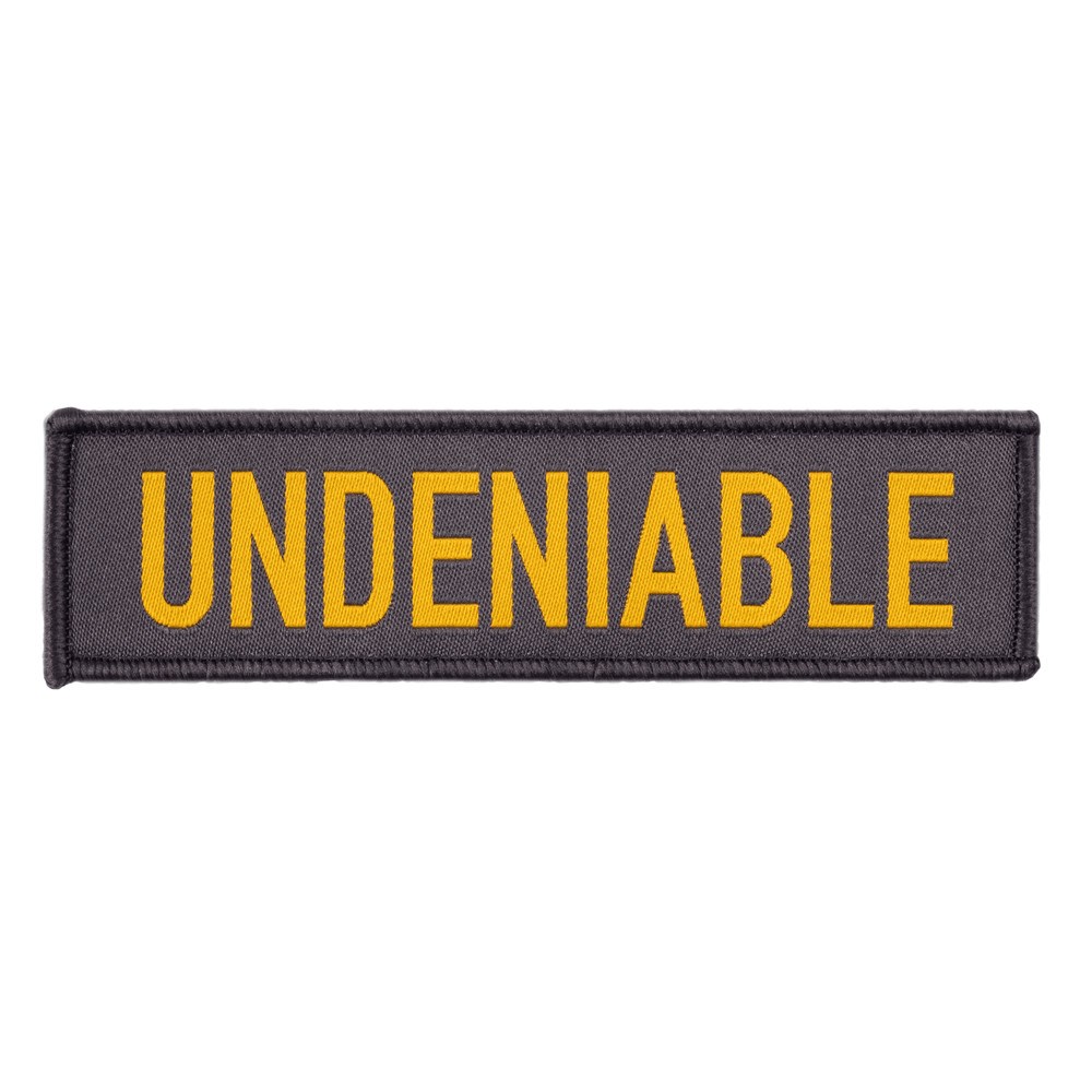 Gasp Woven Patch 11x3 Undeniable | ZXVA01974