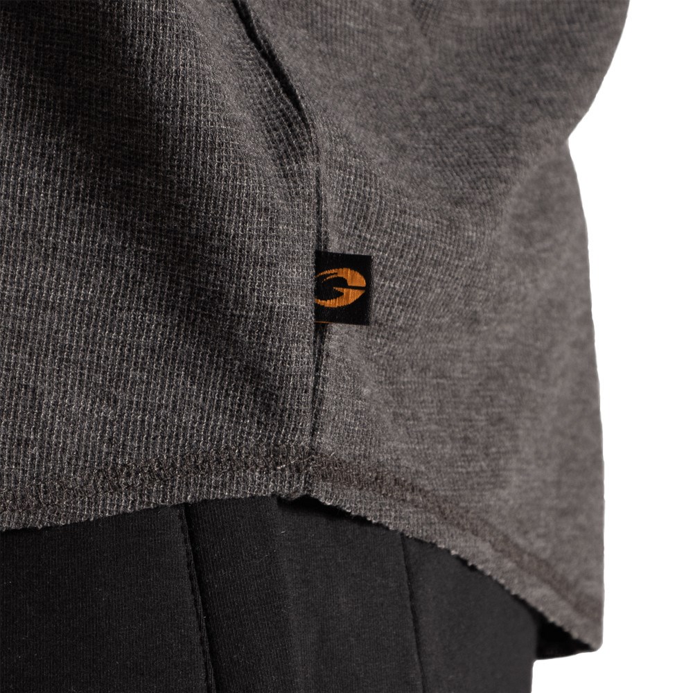 Gasp l/s thermal hoodie Graphite Melange | OPCJ98730