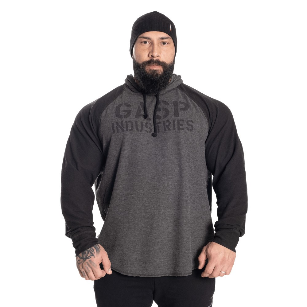 Gasp l/s thermal hoodie Graphite Melange | OPCJ98730