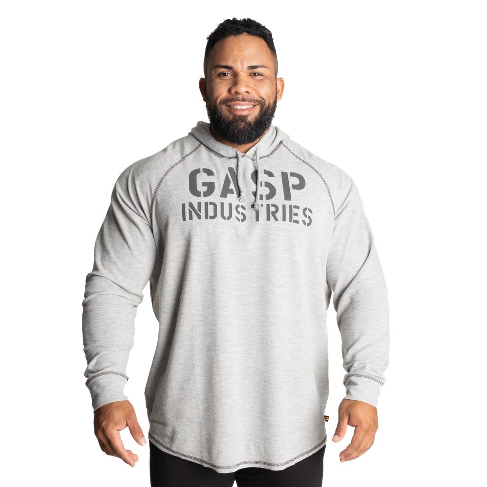 Gasp l/s thermal hoodie Szare | RYME41675